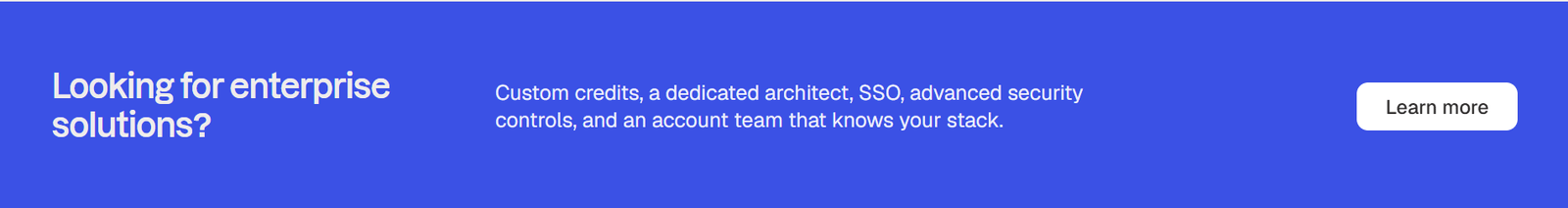 Looking for enterprise solutions